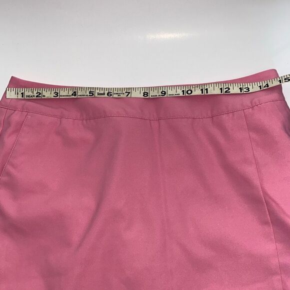 Adidas Women's Pink ClimaCool Stretch Solid Logo Athletic Golf Skort Size 2 - Picture 10 of 12